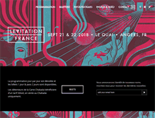 Tablet Screenshot of levitation-france.com